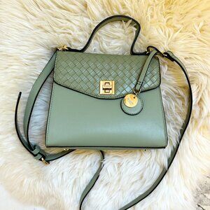 NEW Dune London Weaved Mint Handbag NWOT